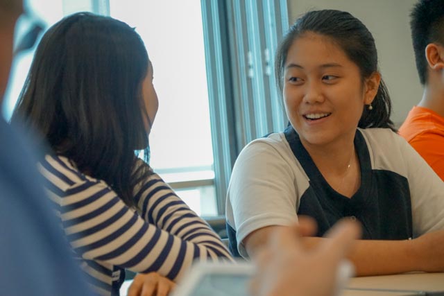 meet prof frank monks with noble academy team and students