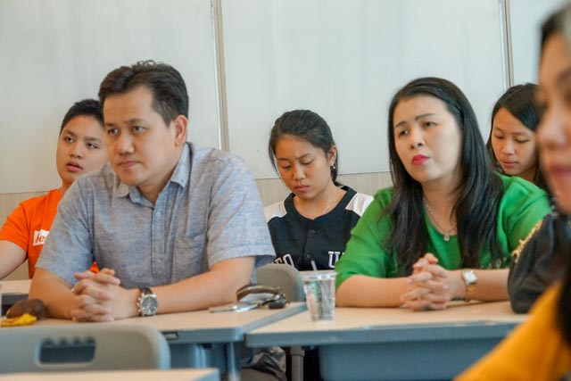 meet prof frank monks with noble academy team and students