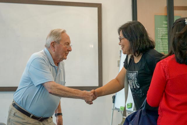 Gathering with Prof Frank Monks