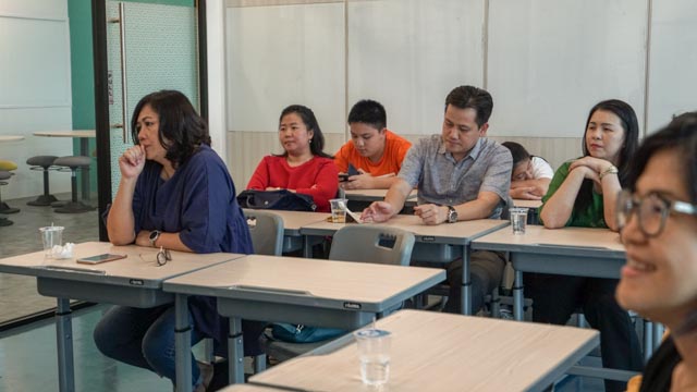 meet prof frank monks with noble academy team and students