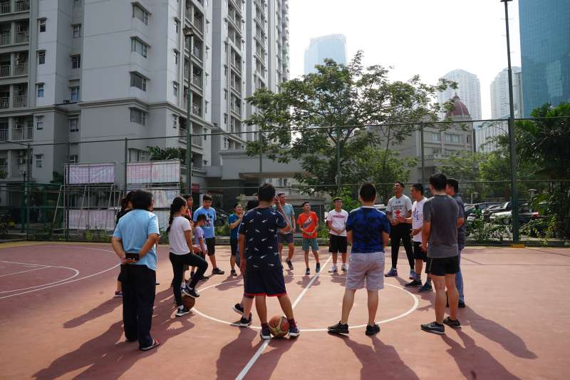Noble Academy celebrating Indonesia Independent Day – Students and Parents Basketball Competition