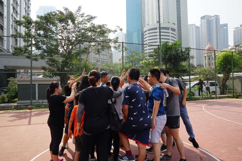 Noble Academy celebrating Indonesia Independent Day – Students and Parents Basketball Competition