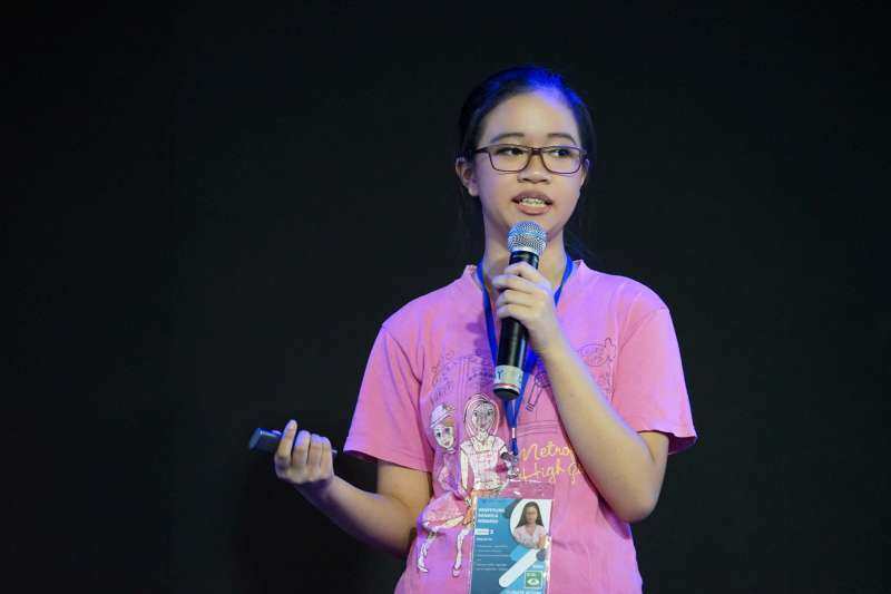  noble academy team and students event at noble talk and exhibition 2019