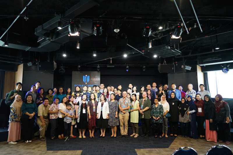  noble academy team and students event at noble talk and exhibition 2019