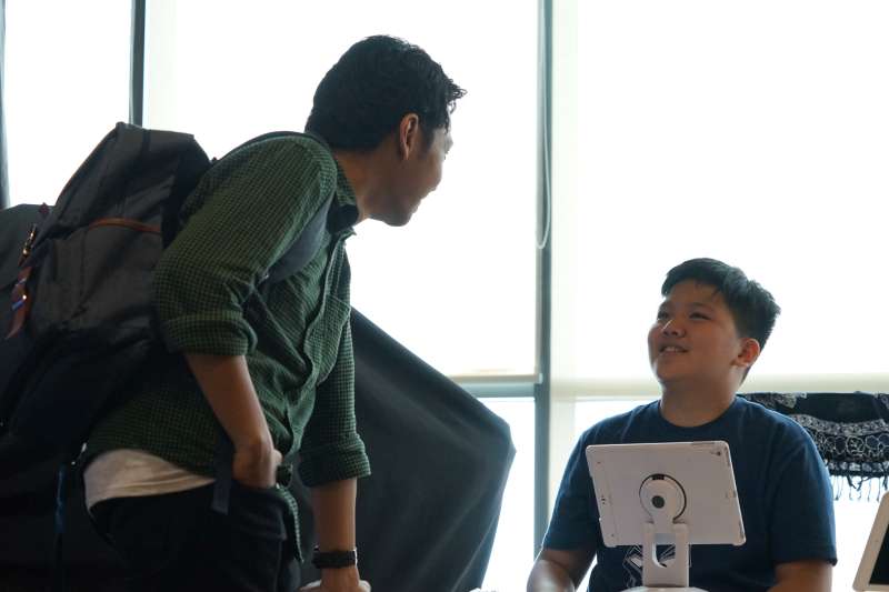  noble academy team and students event at noble talk and exhibition 2019
