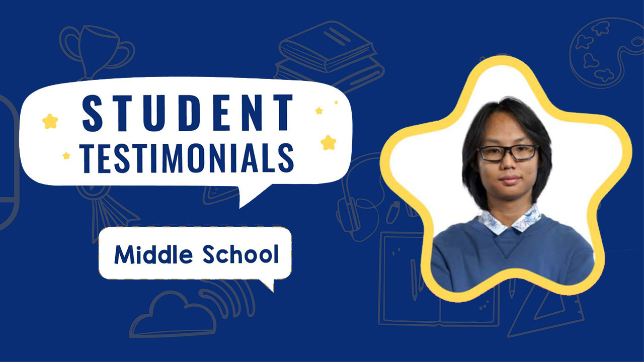 Testimonial Murid Noble Academy, Eldo (Kelas 9)