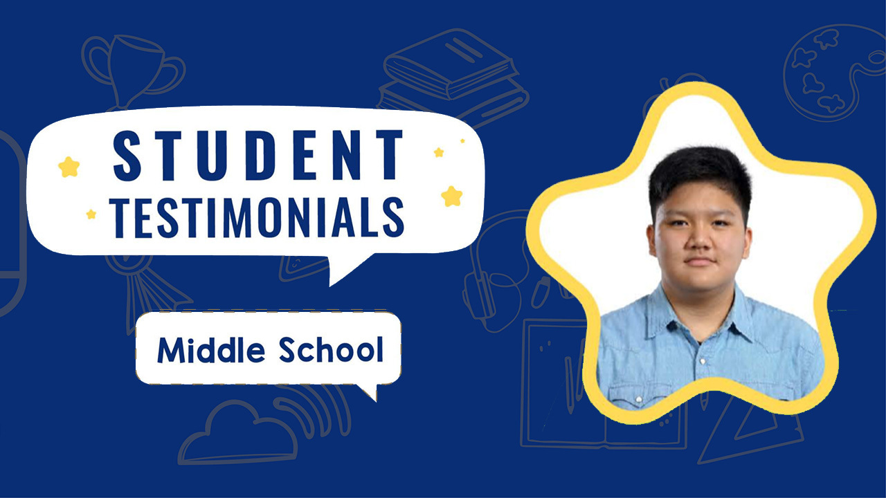 Testimonial Murid Noble Academy, Matthew (Kelas 8)