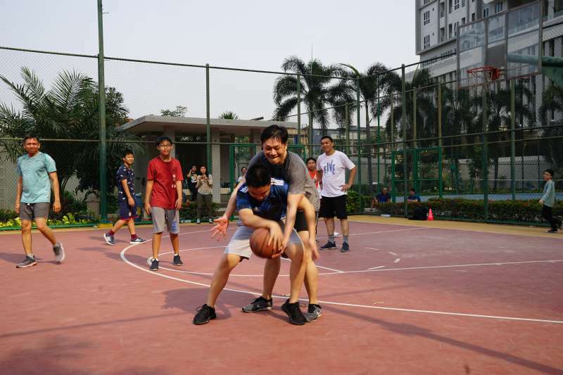 Noble Academy celebrating Indonesia Independent Day – Students and Parents Basketball Competition